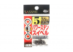 Sasame 210-A Power Stain Swivel Smooth Spin must, suurus 5 (0853)