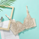 Prantsuse &otilde;huke &otilde;mblusteta aluspesu naiste teras&auml;&auml;rteta mugav rinnahoidja 75B must