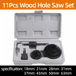 Puidut&ouml;&ouml;tlemise auguavaja komplekt Multifunktsionaalne puurlagi avatud kipsplaadist plastpuitplaadist &uuml;mmarguse augu augustamise h&otilde;&otilde;ritsust&ouml;&ouml;riist