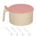 Kaas Nordic Style 4-kambriline Lihtne kasutada L&otilde;hnavaba Easy Grip maitseainekarp Kodutarbed roosa