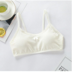 T&uuml;drukute treeningrinnahoidja Puuvillane rinnahoidja Teismeliste aluspesu T&uuml;drukute rinnahoidja Crop Top 8-14a one size valge