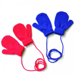 Laste talvekindad Kootud Lastele T&uuml;drukutele Kindad Soe Laste Muhvel Imiku Beebi K&auml;si Mitenne 1-5 aastasele roosa