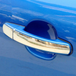 Minu hea auto roostevabast terasest auto ukse k&auml;epideme katte kaitsekatete kleebis Ford Focus 2 3 4 2005 - 2017 Kuga Escape jaoks blue
