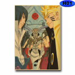 Naruto Anime plakat Vintage Uzumaki plakatid Baar Kohvik Kodukaunistus Elutoa seinakleebis Kunst Maali f&auml;nnide kollektsioon Pilt 30x21cm