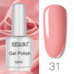 ROSALIND 15 ml k&uuml;&uuml;nelakk, poolp&uuml;siv leotav UV geelk&uuml;&uuml;nelakk, pealislakk geellakk