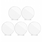 5 tk l&auml;bipaistvad akr&uuml;&uuml;list kohakaardid alustega, t&uuml;hjad akr&uuml;&uuml;list lauanumbrid, k&uuml;laliste nimekaardid pulmapeo &otilde;htus&ouml;&ouml;giks