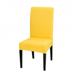 Stretch Spandex eemaldatavad s&ouml;&ouml;gitoa tooli katted Slipcover elutuba kodupeo pulmakaunistus tooli kate &uuml;hev&auml;rviline Universal kollane