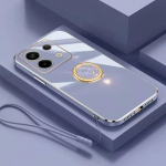 Redmi Note 13 Pro r&otilde;ngasaluse hoidiku telefoni&uuml;mbris Redmi Note 13 5G objektiivi kaitsega elektrol&uuml;&uuml;tilise silikoonkattega for redmi note13 pro sinine