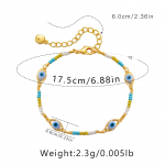 ANENJERY V&auml;rvilised v&auml;ikesed helmed tilgakujulised glasuurid silmad k&auml;ev&otilde;ru naistele k&auml;ev&otilde;ru peo ehted s&uuml;nnip&auml;eva etniline stiil