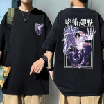 Anime Jujutsu Kaisen Yuta Okkotsu Graafilised T-s&auml;rgid Meeste Vintage T-s&auml;rk L&uuml;hikeste varrukatega Unisex Naiste Unisexga Cartoon Oversized T-s&auml;rk L