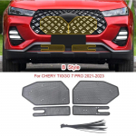 4 TK auto putukakindel &otilde;hu sisselaskeava kaitsekate Airin Insert Net Vent Racing grillfilter mudelile CHERY TIGGO 7 PRO MAX 2020-2025