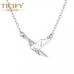 Flash Drill Collarchain Light Luxury ripats Lihtne isikup&auml;ra ja armsus valge