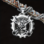 Mood Hip Hop Gear Skull Meeste Kaelakee Ripatskett Heavy Metal Rock Punk poiss-Biker Rider Ehted Kingitus