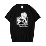 Jujutsu Kaisen Satoru Gojo Moodne l&uuml;hikeste varrukatega O-kaelusega vabaaja lipsuv&auml;rv L