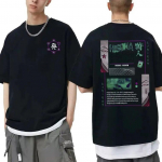 Jaapani Anime Hunter X Hunter Hisoka Kahepoolse tr&uuml;kiga T-s&auml;rgid Unisex Unisexga Vintage 90ndate T-s&auml;rk Unisexi hip-hopi &uuml;lisuur T-s&auml;rk L