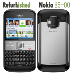 Renoveeritud Nokia Originaal Nokia E5-00 Mobiiltelefon 1 SIM-kaardiga 1 Battery 1 Charger valge