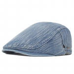 Denimbarett Mehed Naised Briti Cap Forward Cap Newsboy M&uuml;ts S&otilde;itja Ivy M&uuml;ts Gatsby Painters M&uuml;tsid tipuga m&uuml;ts tumesinine v&auml;rv