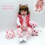 Klassikaline 18-tolline t&auml;issilikoonist korpusega Reborn Baby Doll 48 cm Realistlikud vasts&uuml;ndinud beebinuku m&auml;nguasjad, mida saab vette panna V&auml;ikelapse magamamineku vannis m&auml;ngukaaslase nukk