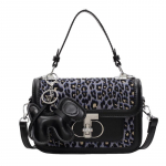 Kuum stiil tipptasemel l&auml;&auml;ne stiilis tr&uuml;kitud k&auml;eshoitav v&auml;ike kandiline kott Naiste kott Trendikas &otilde;mblemisega &uuml;he &otilde;laga p&otilde;ikkott one size hall v&auml;rv