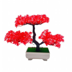 Tere tulemast m&auml;nni simulatsiooniga bonsai plastist potitaimed maastiku kodukaunistamise rekvisiidid 26*20CM roheline