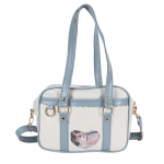Uus Jaapani JK kaasaskantav &uuml;htne &otilde;lakott PU Love Pain kott Lihtne Campus Girls Pehme armas messenger kott Itabag IB065 28x21x9cm valge