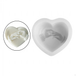 S&uuml;damekujuline seebik&uuml;&uuml;nla mudel, silikoonvaiguvalu kommipol&uuml;meer-savikrohvi jaoks Proposal