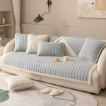 Ruuduline tepitud tavaline diivanikate samet elutuppa L-kujuline diivan Talvine 2 3 4-kohaline diivanikattega libisemisvastane k&auml;etoe r&auml;tik Cushion cover45x45cm hall v&auml;rv