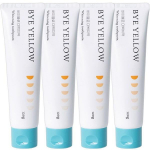 By Yellow Whitening Toothpaste Teeth Whitening Recommended Bad Breath Removal, 120g, 4 pieces