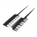 2 x 8.7&rdquo; Teasing Comb, Perfect for Backcombing, Sectioning, Finishing Hair