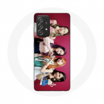 Coque pour Samsung Galaxy A33 5G Blackpink Groupe K-pop Jisoo Jennie Ros&eacute; Et Lisa Affiche
