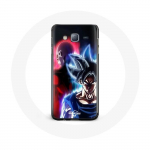 &Uuml;mbris Samsung Galaxy j3 2016 Anime Dragon Ball Goku ja Jiren jaoks