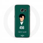 &Uuml;mbris Samsung Galaxy S6 Edge Squid Game Seong Gi hun numbrile 456