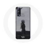 Coque pour Vivo Y72 Game of Thrones Saison 8 Daenerys Targaryen feu et sang Le Tr&ocirc;ne de Fer Logo Gri