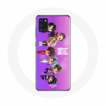 Coque pour Samsung Galaxy A21S BTS TinyTAN Animation Affiche RM Jin Suga J-Hope Jimin Jungkook Et V