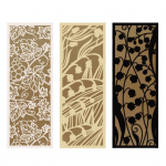 3 tk Vintage j&auml;rjehoidja &Otilde;&otilde;nes nikerdatud disain Romantiline paber Cucoloris liblikas lillede disain Lugemine J&auml;rjehoidja Igap&auml;evane kasutamine D