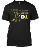 Life Is A Mix Just Like Dj Music Unisex T-s&auml;rk S