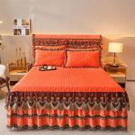 Winter Beebi fliisist voodi seelik Paks tepitud piimakiust voodikate pitsmadrats kate Coral samet voodipesu 150*200cm 3pcs