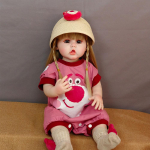 55 cm pestav elutruu pehme k&auml;sitsi maalitud simulatsioon Baby Reborn Doll Lapsed saadavad m&auml;ngunuku Girl