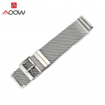 18mm 20mm 22mm 24mm universaalne Milanese r&otilde;ngasrihm roostevabast terasest rihm Pandla kellarihm K&auml;ev&otilde;ru tarvikud must h&otilde;bedane 18mm