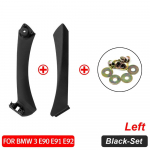 BMW E90 E91 jaoks BMW 3-seeria auto siseukse k&auml;epideme paneelile sedaani t&otilde;mmatav trimmikate 51417230850 51419150335 51419150340 Black-Set-Left
