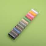 12 v&auml;rvi 402 &otilde;mblusniidi komplekt Fikseeritud v&auml;rvi pol&uuml;esterniit