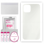 apgo MATTE kaitsev nahakleebis seljale, mis &uuml;hildub Apple iPhone 11 Pro-ga, &uuml;mbriskile, h&uuml;drogeelkilega, painduv, pehme TPU koos positsioneerimisega