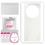 apgo MATTE Protective Skin Sticker for the back compatible with OnePlus Open, Wrap Film, Hydrogel Film, Flexible, Soft TPU with positioning layer easy