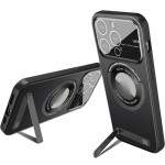 Magnetiline telefonikott jalatoega iPhone 15 Pro Max Plus 14 13 12 11 jaoks, mobiilikotid, suur vaateava, k&otilde;va PC tagakaas For iPhone 15