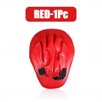 Kumerad poksikindad Poksipadjad K&auml;sim&auml;rk Poksipadjad Kindad Treening Fookuspadjad Kickboxing Muay Thai v&otilde;itluskunst red-1pc