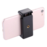 PULUZ Selfie Sticks statiivile paigaldatav telefoniklamber 1/4-tollise kruviauguga iPhone'i, Samsungi, HTC, Sony, LG ja muude nutitelefonide jaoks