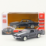 1/36 Scale Camaro SS 1969 Diecast automudeli m&auml;nguasi, tagasit&otilde;mmatav m&auml;nguasi koos heli ja valgusega lastele v&auml;ikelaste poiste t&uuml;drukute kingituste kollektsioon 1/36-Size:12.5*5*3.5cm