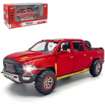 1/32 sulamist automudel Dodge RAM TRX 1500 metallist pikapiga m&auml;nguasjad T&otilde;mbavad tagasi mudelautod koos valguse ja heliga lastele s&uuml;nnip&auml;evakingitusteks jne. 1/32-Size:17.5*7*5.7cm punane