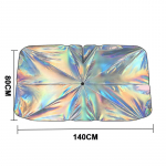 SEAMETAL auto esiklaas p&auml;ikesevari vihmavari p&auml;ikesevari p&auml;ikesevari Kokkupandav k&auml;epide suvine UV-kaitse autoistme soojusisolatsioon autotarvikud 140*80CM