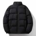 Talvemantel Soe Slim Fit Paks mantel vabaaja jope V&auml;lisriided Top pluus L must